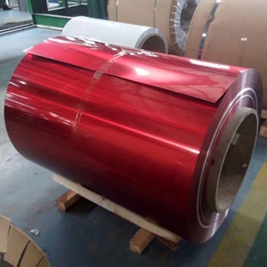Polyester Color Coated Aluminum Coil Supplier For Gutters Foil 1050 Gold White Red Black