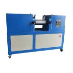 Blue Color Rubber Testing Machine / Lab Two Roll Mill 160 * 350 mm Roller Size