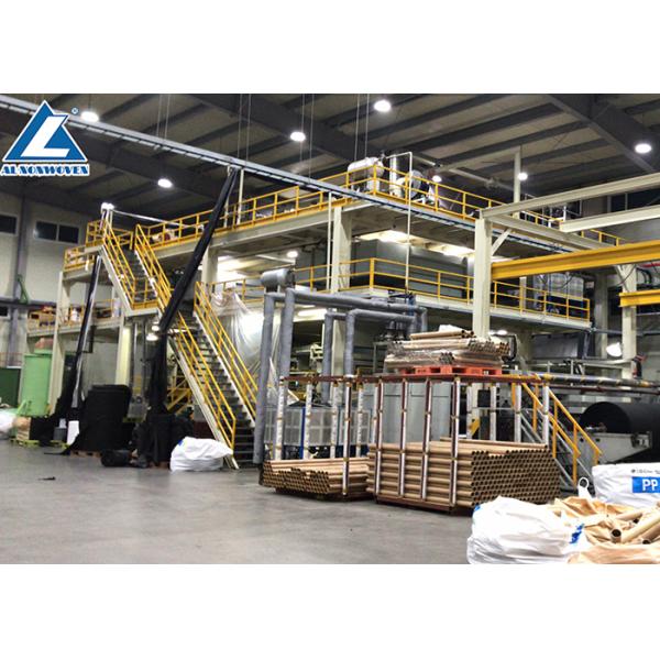 Pp Spunbonded Non Woven Fabric Making Machine Multifunction 1.6m SS Model