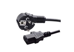 China European Computer/Monitor Power Cord Europlug or CE 7/7 To C13 VDE Approved on sale