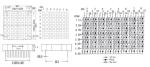 60X60mm Square 8X8 Dots RGB LED Matrix Display Dots Matrix Led