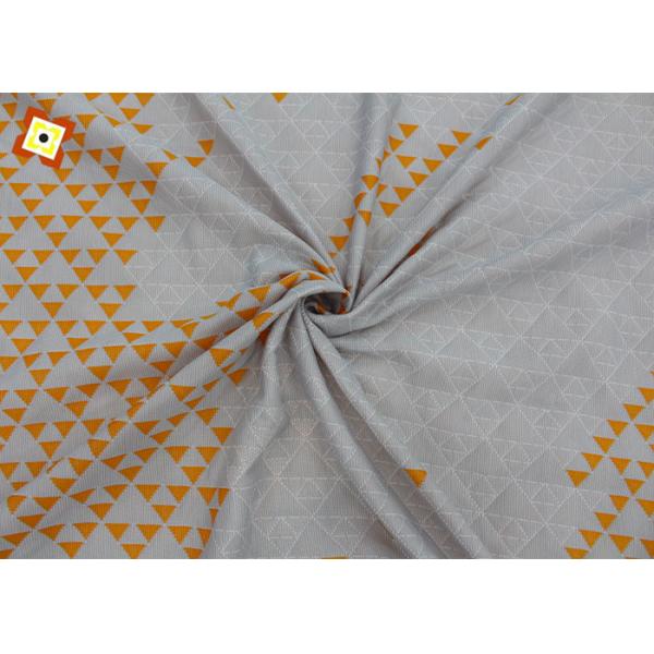 Plant Fiber Air Layer Polyester Knitted Jacquard Fabric For Mattresses