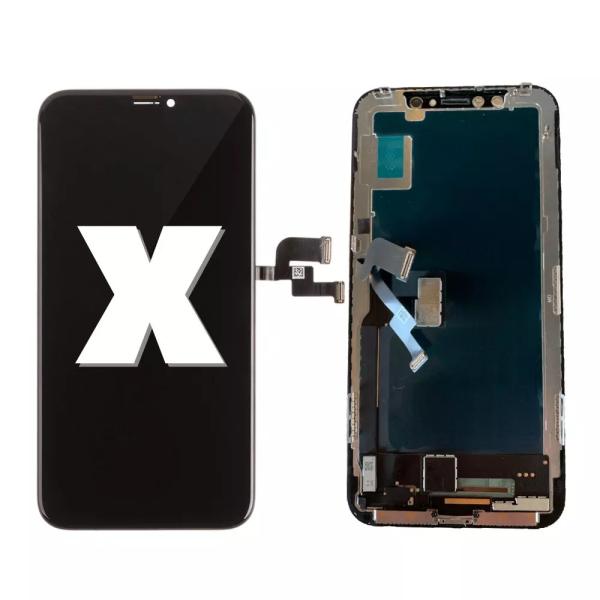 Quality Display Mobile Phone LCD Screen Replacement Digitizer Black For Iphone X for sale