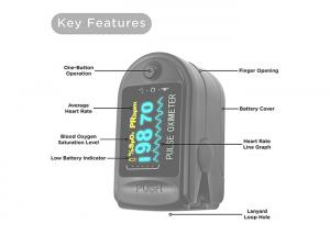 China OEM Bluetooth Finger Pulse Oximeter Pulsioximetro SPO2 PR Oximetro De Dedo on sale