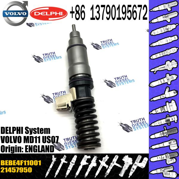 Diesel inyector Common Rail Fuel Injector nozzle Bebe4f11001 21457950 For VOL E3.3 Engine TRUCK MP7