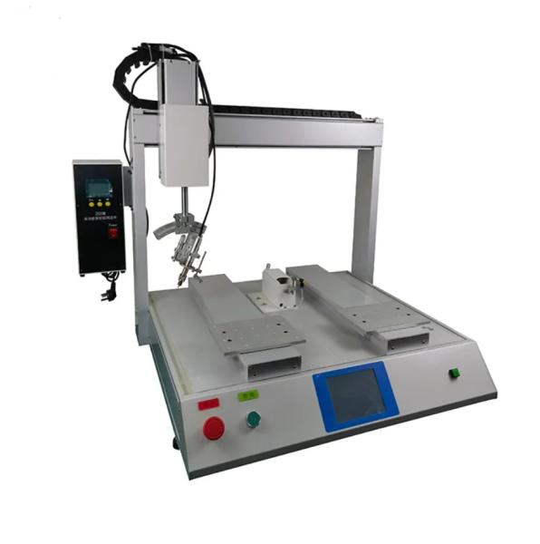 Quality YS-HX542 Two Working Platform 4-Axis Automatic Soldering Machine Programmable With English Touch Screen for sale