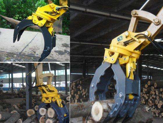 Rock Grapple Excavator Attachment High Quality Material Good Abrasive Resistance