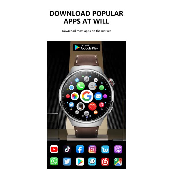 B14 4G Smart Watch 1.62 Inch OLED Screen IP67 Waterproof