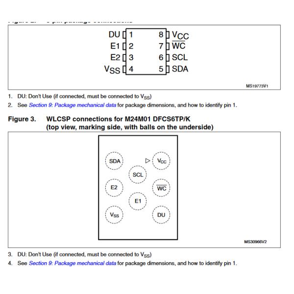 I2C Compatible M24M01-HRMN6TP 1 Mbit Serial EEPROM
