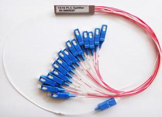 Quality 1*16 PLC Fiber Optic Splitter With 3.0mm Input Cable for sale