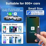 Wired To Wireless Adapter Carplay And Android Auto Mini SE Pro Automatic