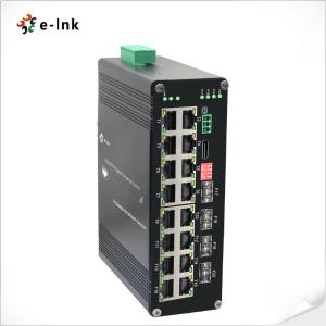 Wholesale Mini Industrial 1-Port 100 Base-FX to 2-Port 10 / 100BaseIndustrial L2+ 16-Port 10/100/1000T T 90W PoE++ Media Converter from china suppliers