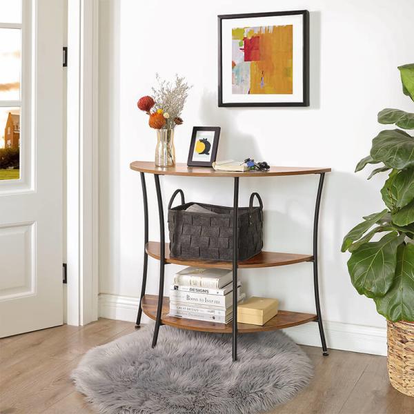 Quality Demi-luna Console Table for Home, Particleboard Sofa Table, Hallway Console Table, LNT87BX for sale