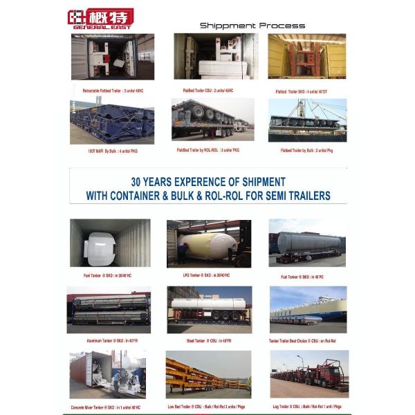 14m 80t Capacity with 4 Axles Fixed Gooseneck Fgn Low Bed Trailer