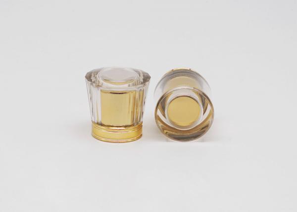 SGS Crimp Zinc Alloy Perfume Bottle Magnetic Cap Stopper