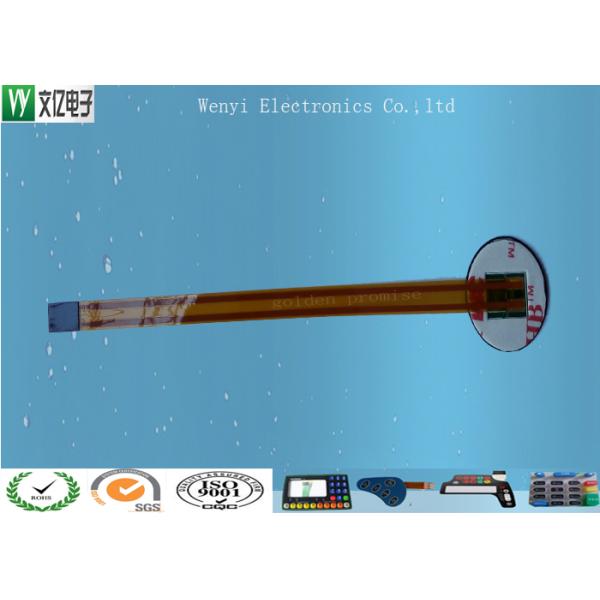 Embossing FPC Membrane Switch 0.18 Mm PET / PC Overlay Female