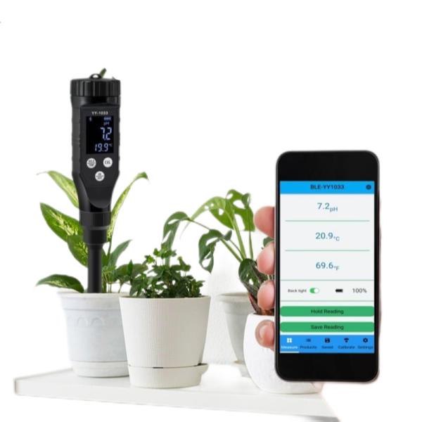 Wholesale Portable Digital Soil pH Tester with Bluetooth Data Logging from china suppliers