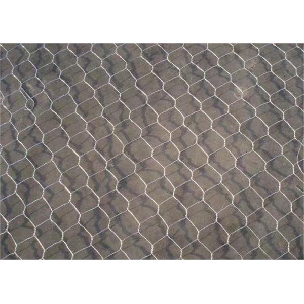 Long Life PVC Coated Hexagonal Wire Mesh Hot Dip Galvanized 80*100mm