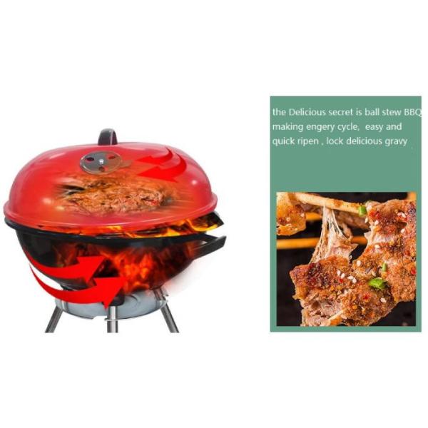 Factory Price Outdoor Charcoal Enamel Stew outdoor bbq grill