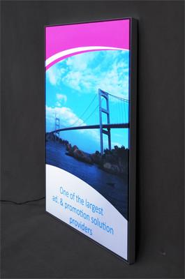 Quality SEG Fabric Frames LED Light Box Textile Fabric Single Sided Custom Color for sale