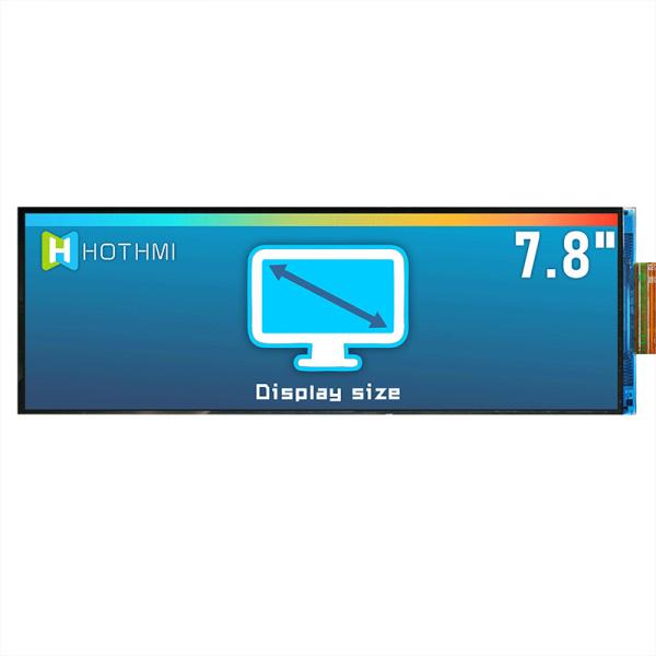 7.8 Inch TFT LCD Display | 400x1280 Resolution MIPI DSI Sunlight Readable