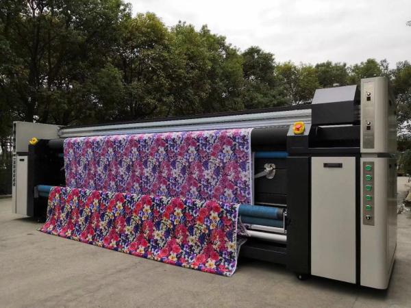 Quality Inkjet Sublimation Digital Fabric Printing Machine With Three Epson4720 Heads for sale