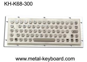 Wholesale Dustproof Metal Computer Keyboard , Stainless Steel Keyboard 68 Key Buttons from china suppliers