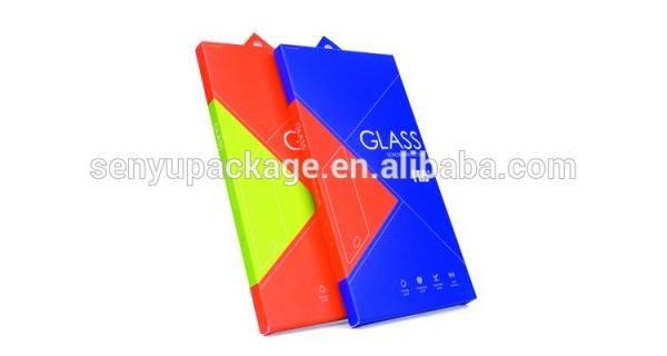 Supplier Top Accessories Manufacturer Fashion Tempered Glass Screen Protector Retail Packaging box