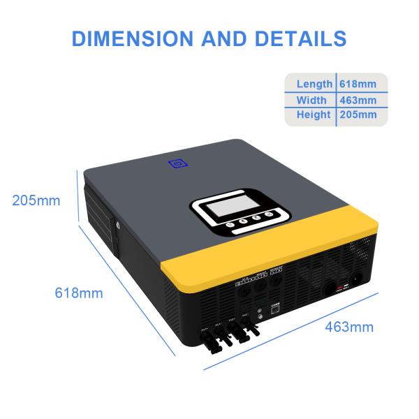 10Kw Solar Hybrid Inverter 48V 10Kva Off Grid Hybrid Inverter With MPPT