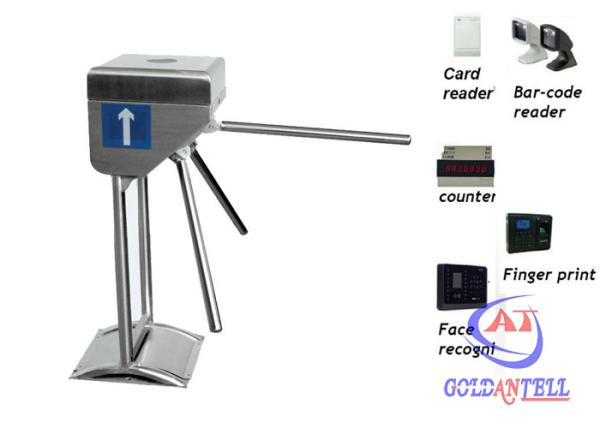 Quality Bus station three arm gate tripod turnstile for Intelligent flow control for sale