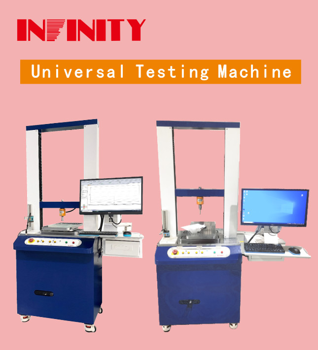 500Kg Force Value Sensor Capacity Universal Testing Machine 0-600mm Test Trip Range 420mm Effective Width