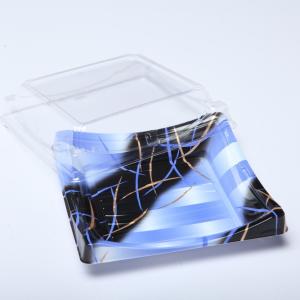 China Disposable Transparent BOPS Lid PS Sushi Display Tray on sale