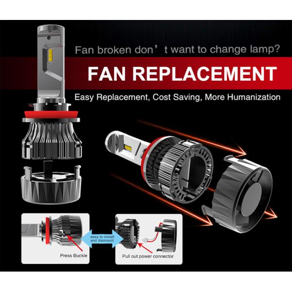 V8 30W 5000lm CSP chip auto accessories led bulb H4 car led headlight