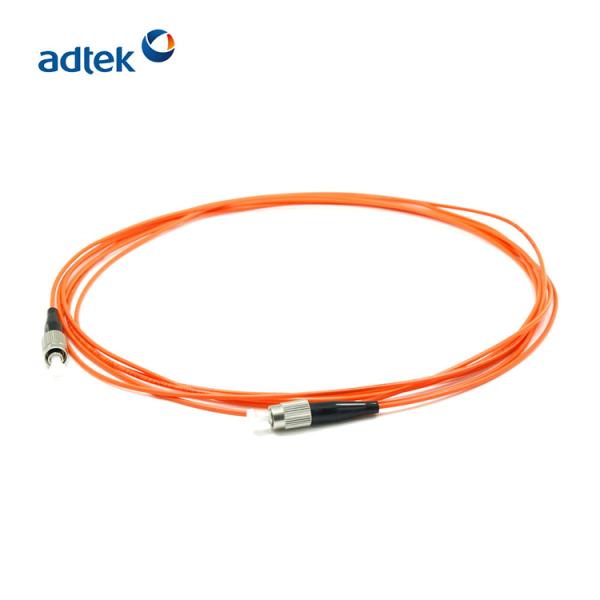 FC/UPC To FC/UPC SX Fiber Patch Cable OM1 OM2 Orange Test Wavelength 1310nm / 1550nm