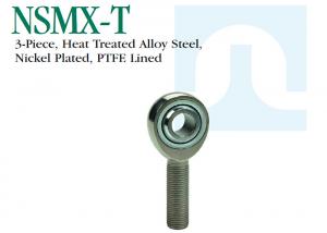China NSMX - T Precision Stainless Steel Rod Ends 3 Piece Heat Treated Alloy Steel Nickel Plated on sale