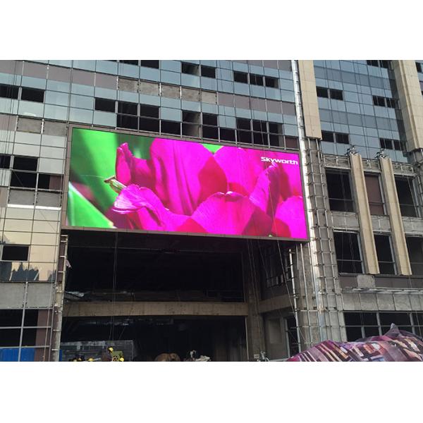 Outdoor P8mm Waterproof Fixed Installation LED Display with High Brightness 6000cd/㎡