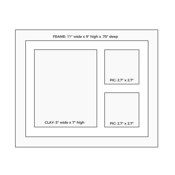 Souvenir Gift Pet Memorial Frames For Dog / Cat Paw Memories