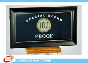 Wholesale Store Durable Wood Display Accessory With Printing logo , Black MDF Display Sign from china suppliers