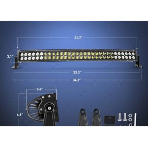 Hot Sell 32 Inch LED Offroad Light Bar Curved 180W 12V Car SUV Van Driving Light