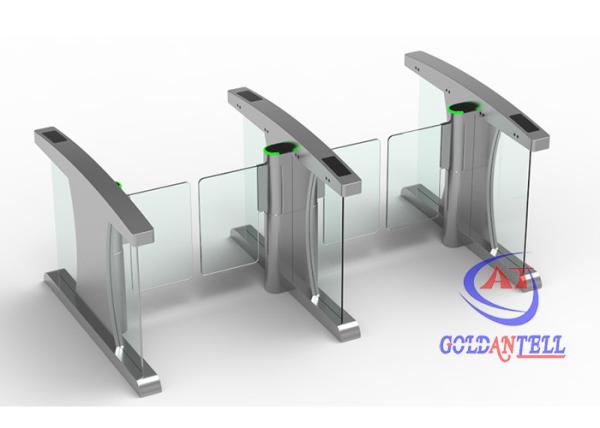 Quality Biometric Scanner SS Dual Channels Speedlane Turnstile Gate for sale
