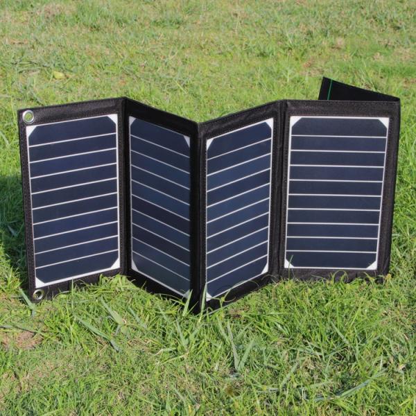Dual USB Charger 20W Foldable Solar Panel Bag Fold Away Solar Panels Lightweight