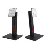 Height Adjustable Lcd TV Bracket FCC 6kg Loading Lcd Monitor Stand
