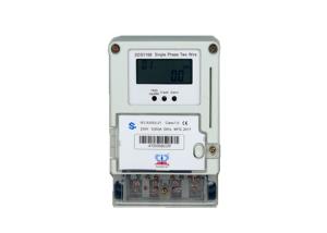 Wholesale Anti Aging Properties Single Phase Electric Meter , Infrared Kwh Meter 1 Phase from china suppliers