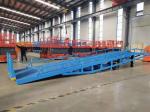 8T mobile container dock levelers portable loading unloading ramps for trucks