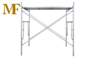 China Philippine Layher Scaffold Frame  Galvanized And Power Coating on sale