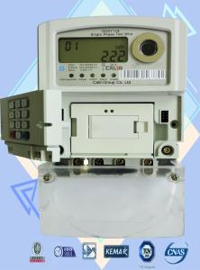 China Keypad Based Wireless Power Meter 8MM Cable Single Phase Electricity Meter on sale