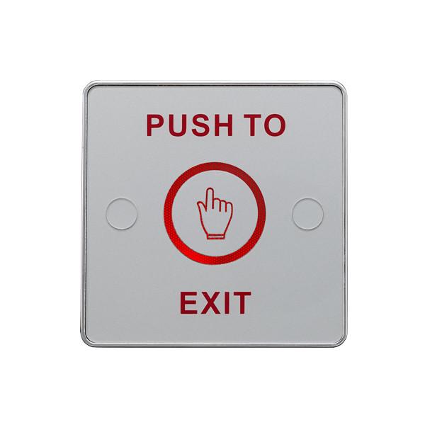Golden color metallic surface door Exit button access control system Push door