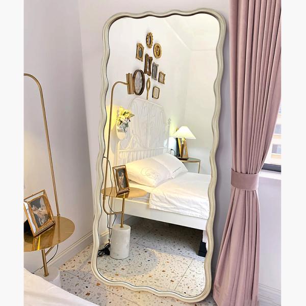 Customized Floor Length Oversized Floor Mirror Wooden Frame 71x32