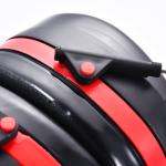 NRR 28DB SNR 33DB Soundproof Ear Protection Cover Red Black Soft