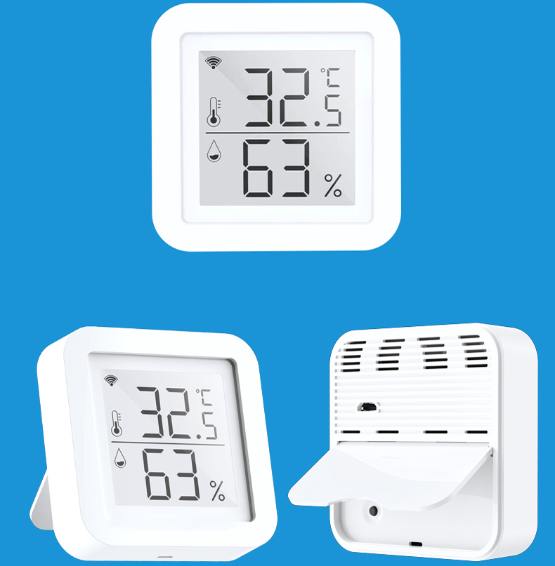5G Tuya Zigbee Temperature And Humidity Sensor Smart Alarm Sensor